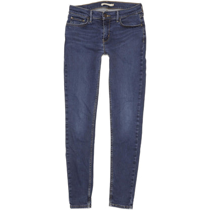 Levi's 710 Super Women Blue Skinny Slim Stretch Jeans W29 L31