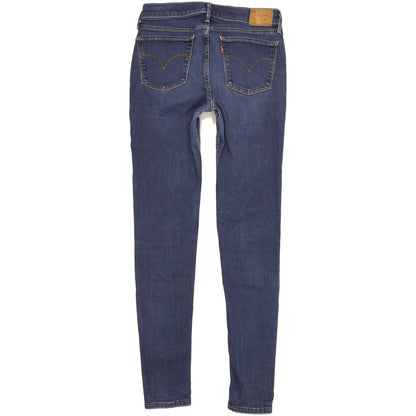 Levi's 710 Super Women Blue Skinny Slim Stretch Jeans W29 L31