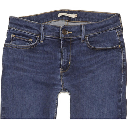 Levi's 710 Super Women Blue Skinny Slim Stretch Jeans W29 L31