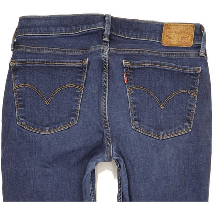 Levi's 710 Super Women Blue Skinny Slim Stretch Jeans W29 L31