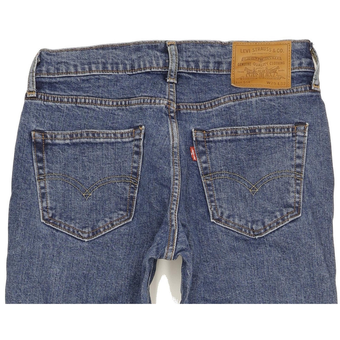 Levi's 514 Men Blue Straight Slim Stretch Jeans W29 L31