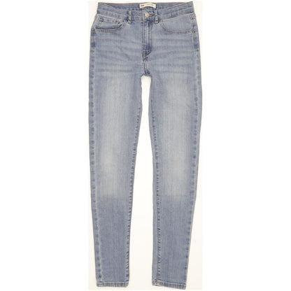 Levi's 720 Girls Women Blue Skinny Slim Stretch Jeans W26 L30