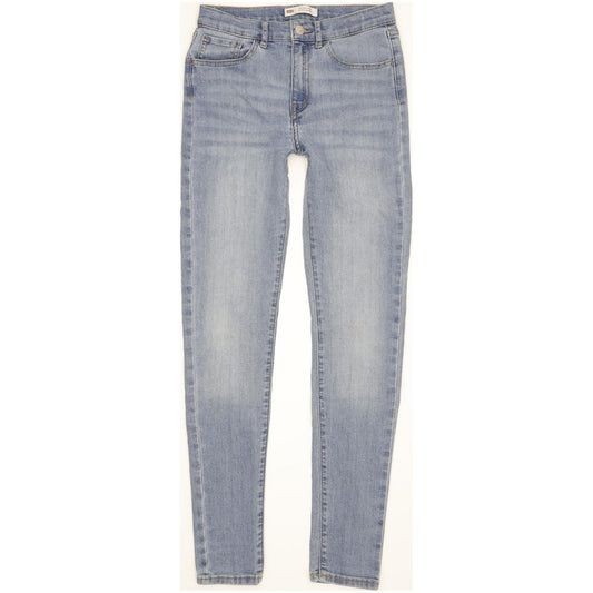 Levi's 720 Girls Women Blue Skinny Slim Stretch Jeans W26 L30