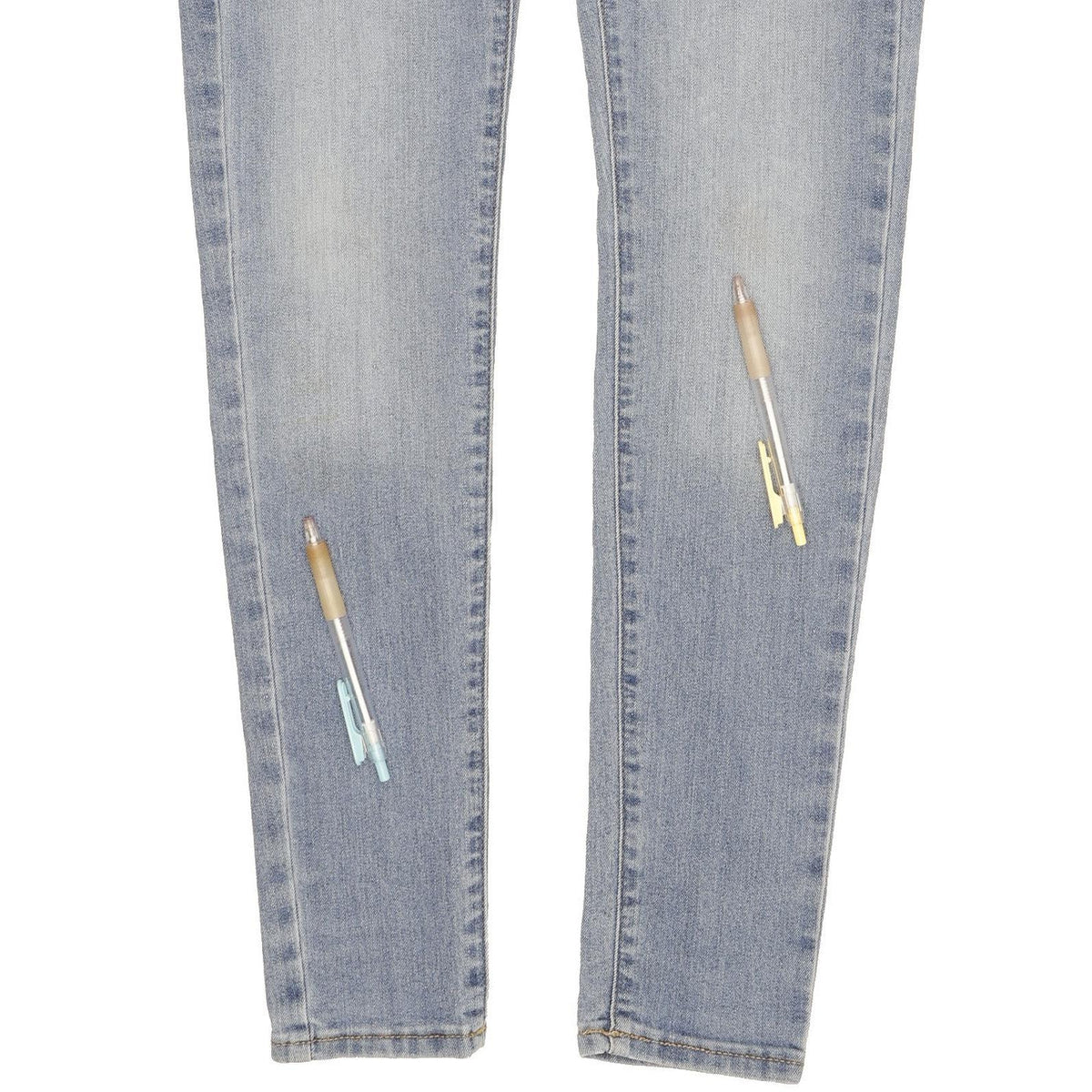 Levi's 720 Girls Women Blue Skinny Slim Stretch Jeans W26 L30
