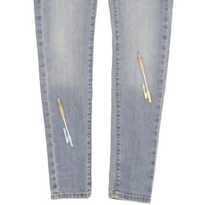 Levi's 720 Girls Women Blue Skinny Slim Stretch Jeans W26 L30