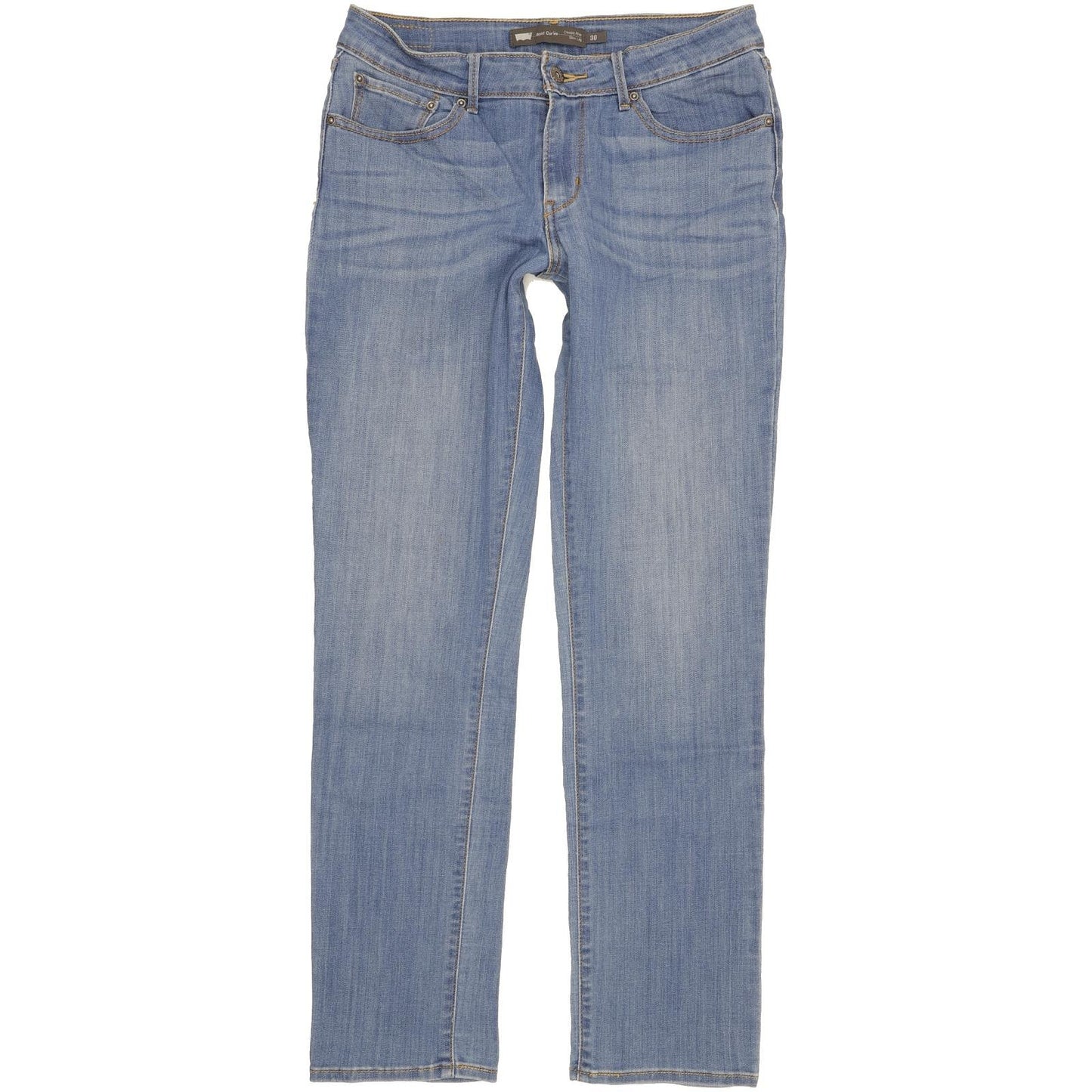 Levi's Bold Curve Women Blue Straight Classic Stretch Jeans W30 L31