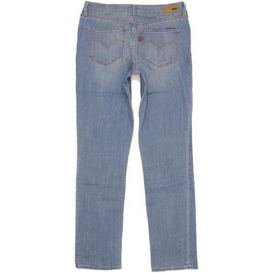 Levi's Bold Curve Women Blue Straight Classic Stretch Jeans W30 L31