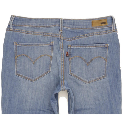 Levi's Bold Curve Women Blue Straight Classic Stretch Jeans W30 L31