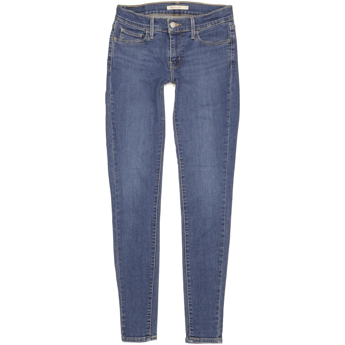 Levi's 710 Super Women Blue Skinny Slim Stretch Jeans W27 L32