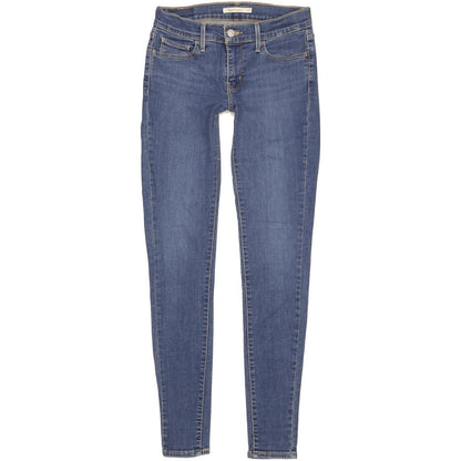 Levi's 710 Super Women Blue Skinny Slim Stretch Jeans W27 L32