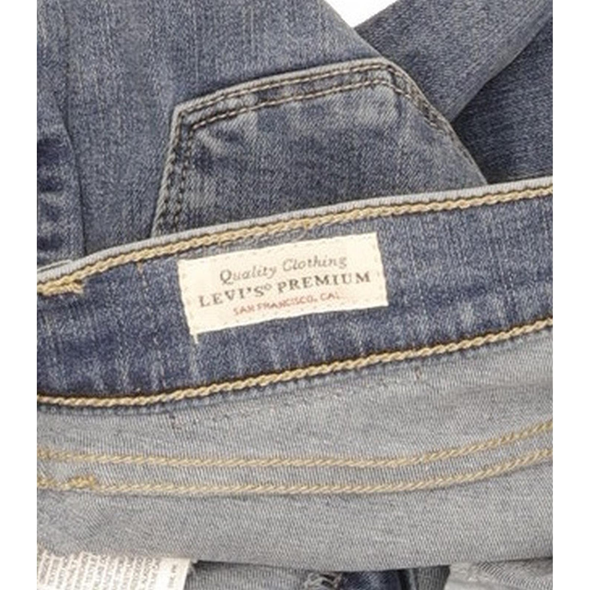 Levi's 710 Super Women Blue Skinny Slim Stretch Jeans W25 L28