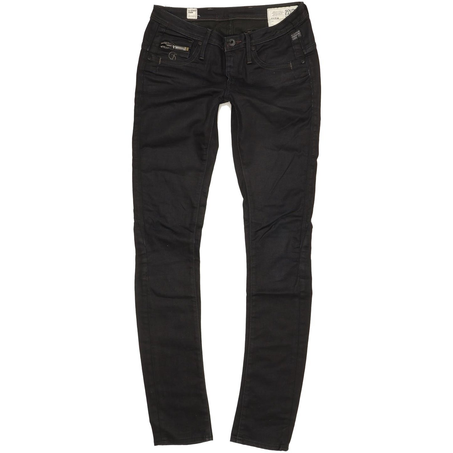 G-Star Women Black Skinny Slim Stretch Jeans W28 L33