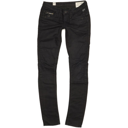 G-Star Women Black Skinny Slim Stretch Jeans W28 L33