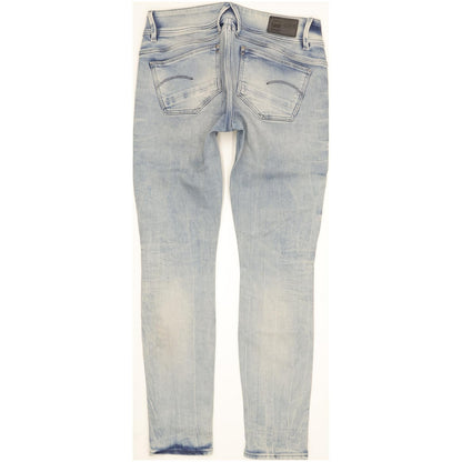 G-Star Lynn Women Blue Skinny Slim Stretch Jeans W28 L30