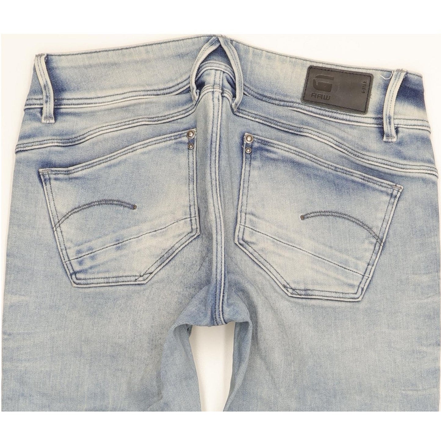 G-Star Lynn Women Blue Skinny Slim Stretch Jeans W28 L30