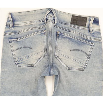 G-Star Lynn Women Blue Skinny Slim Stretch Jeans W28 L30