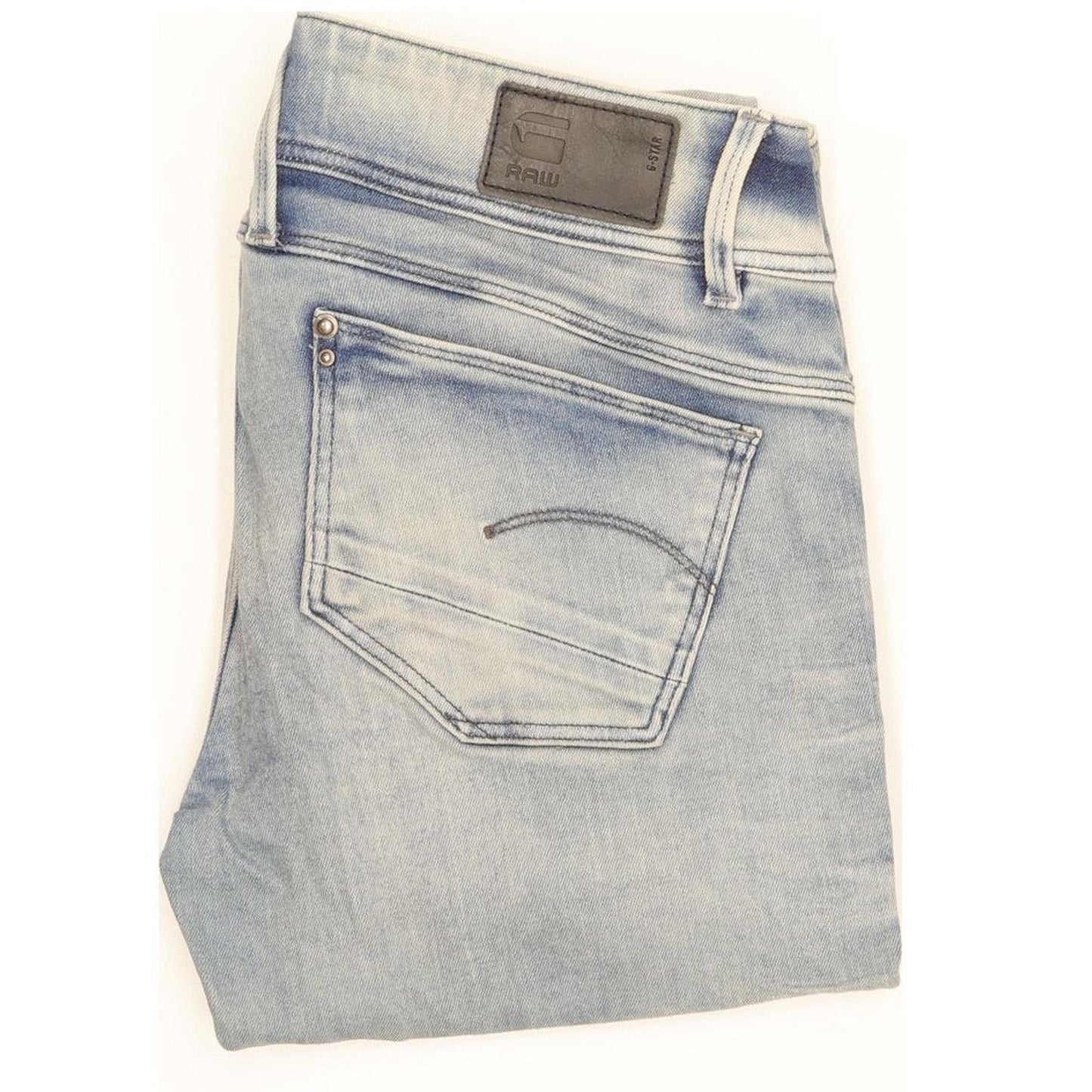 G-Star Lynn Women Blue Skinny Slim Stretch Jeans W28 L30