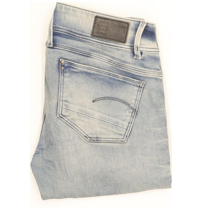 G-Star Lynn Women Blue Skinny Slim Stretch Jeans W28 L30