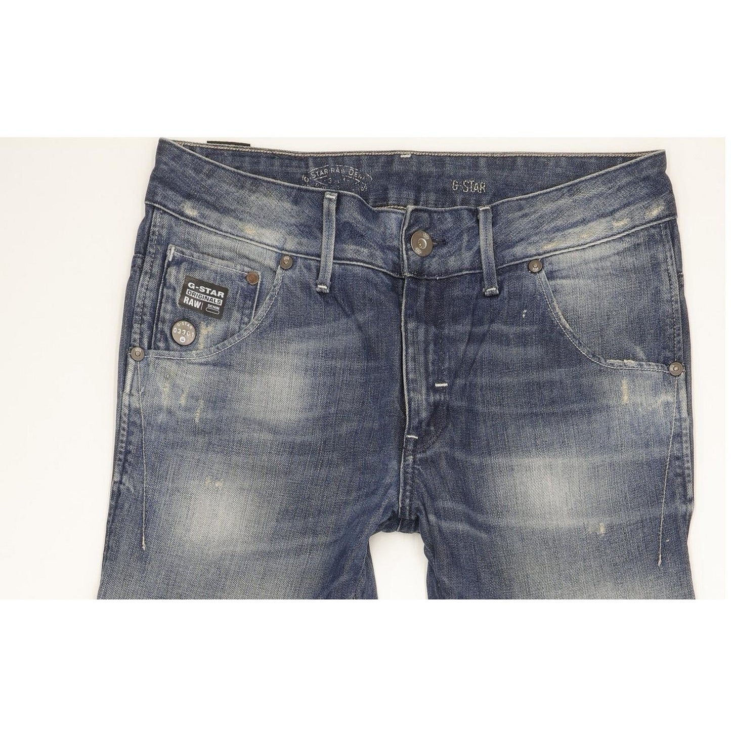 G-Star Arc 3D Women Blue Tapered Loose Jeans W25 L34