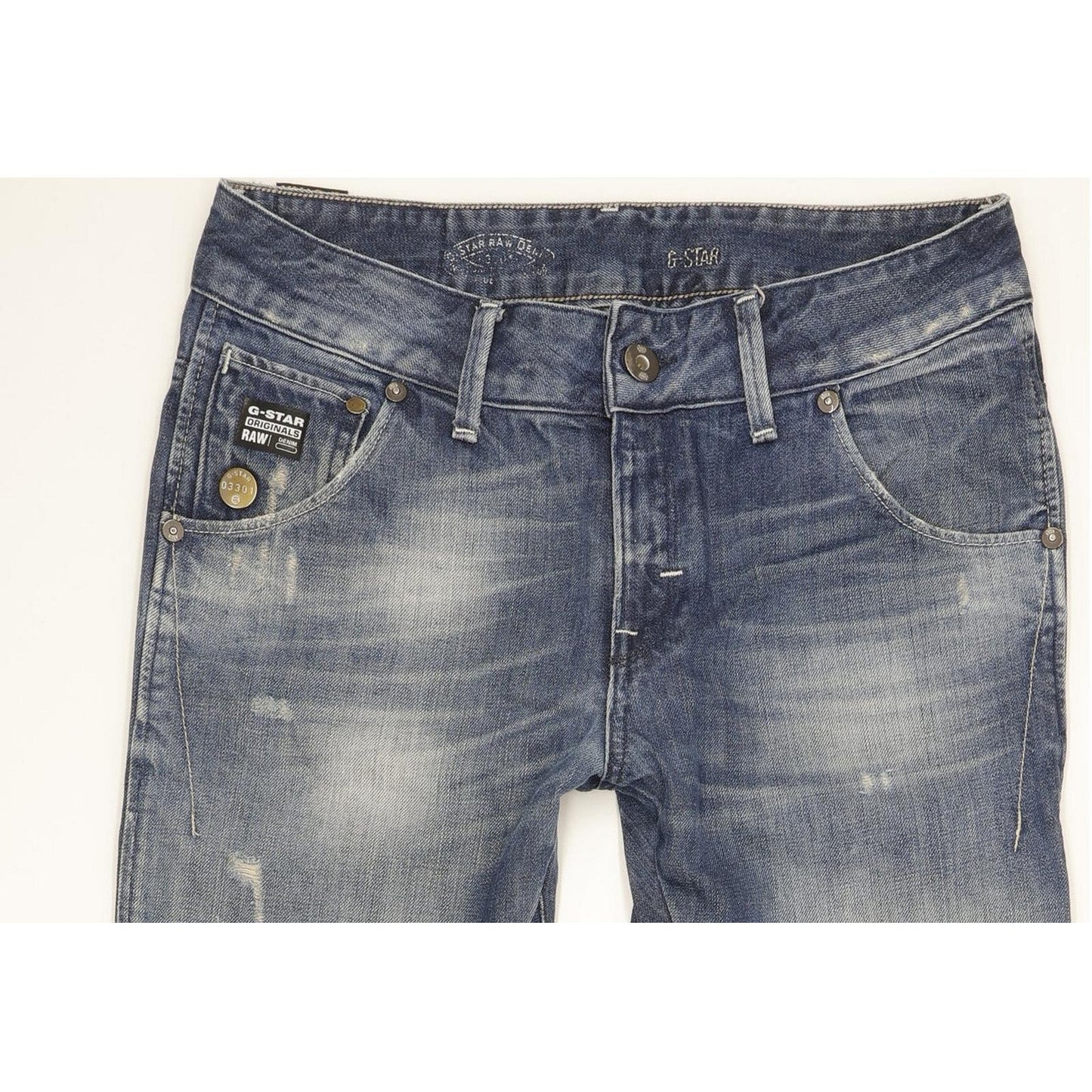 G-Star Arc 3D Women Blue Tapered Loose Jeans W26 L32