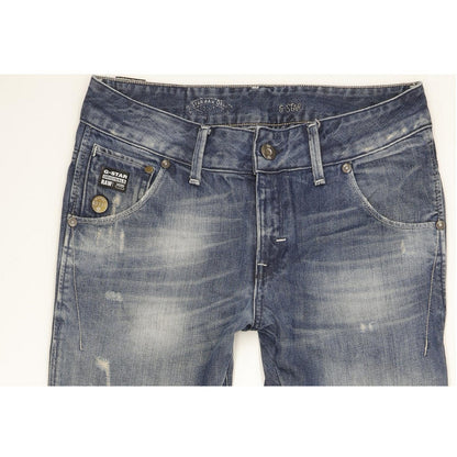 G-Star Arc 3D Women Blue Tapered Loose Jeans W26 L32