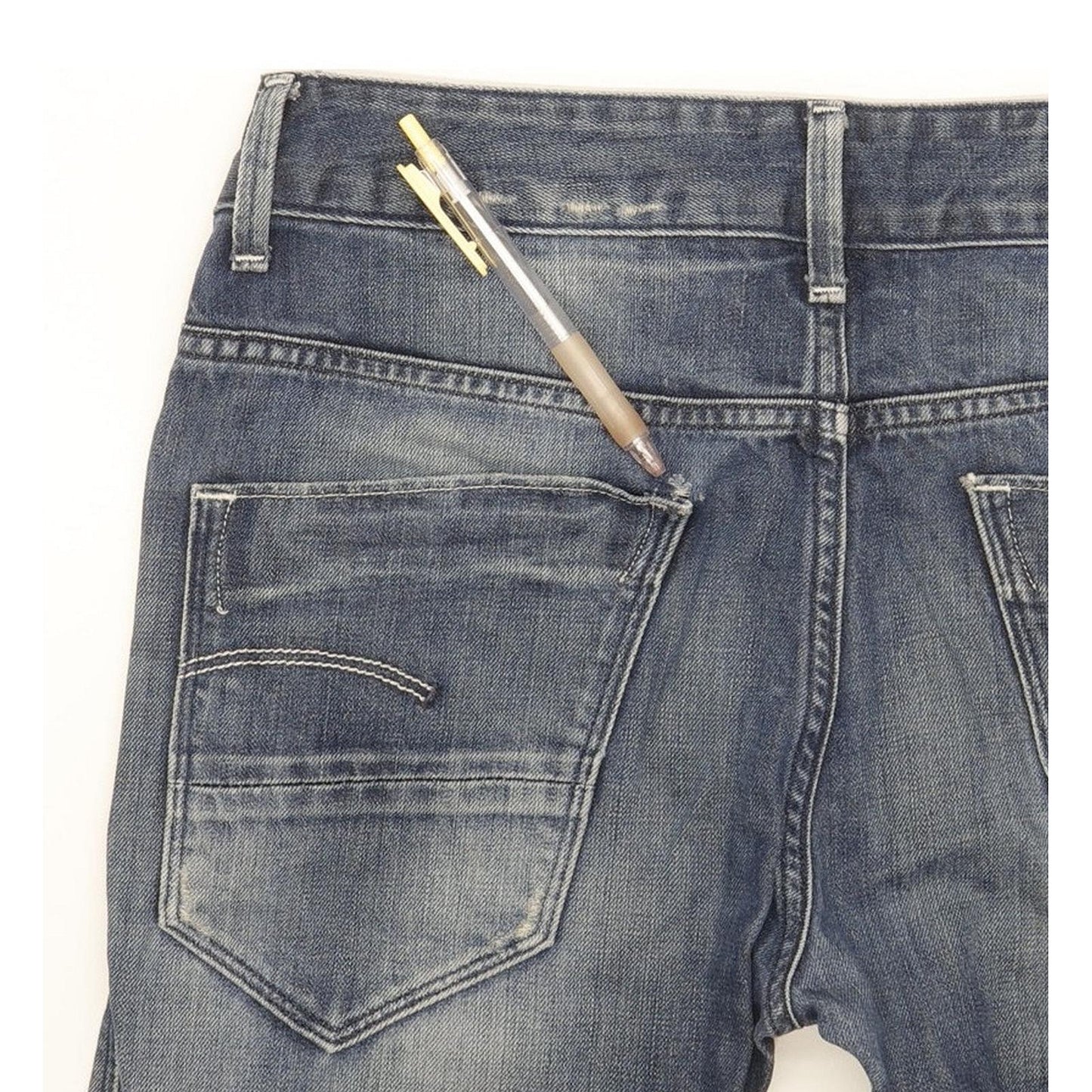 G-Star Arc 3D Women Blue Tapered Loose Jeans W26 L32