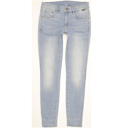 G-Star 3301 Women Blue Skinny Slim Stretch Jeans W28 L31