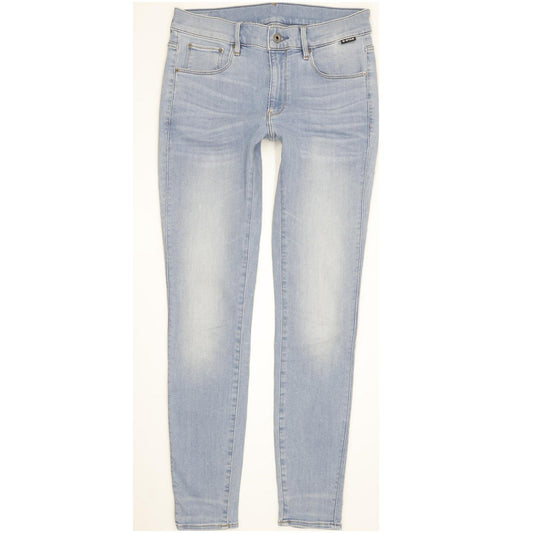G-Star 3301 Women Blue Skinny Slim Stretch Jeans W28 L31