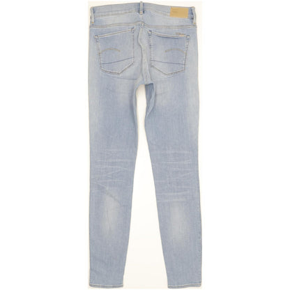G-Star 3301 Women Blue Skinny Slim Stretch Jeans W28 L31