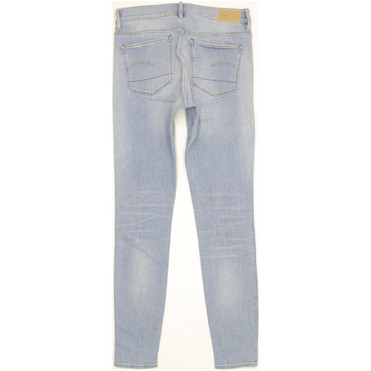 G-Star 3301 Women Blue Skinny Slim Stretch Jeans W28 L31