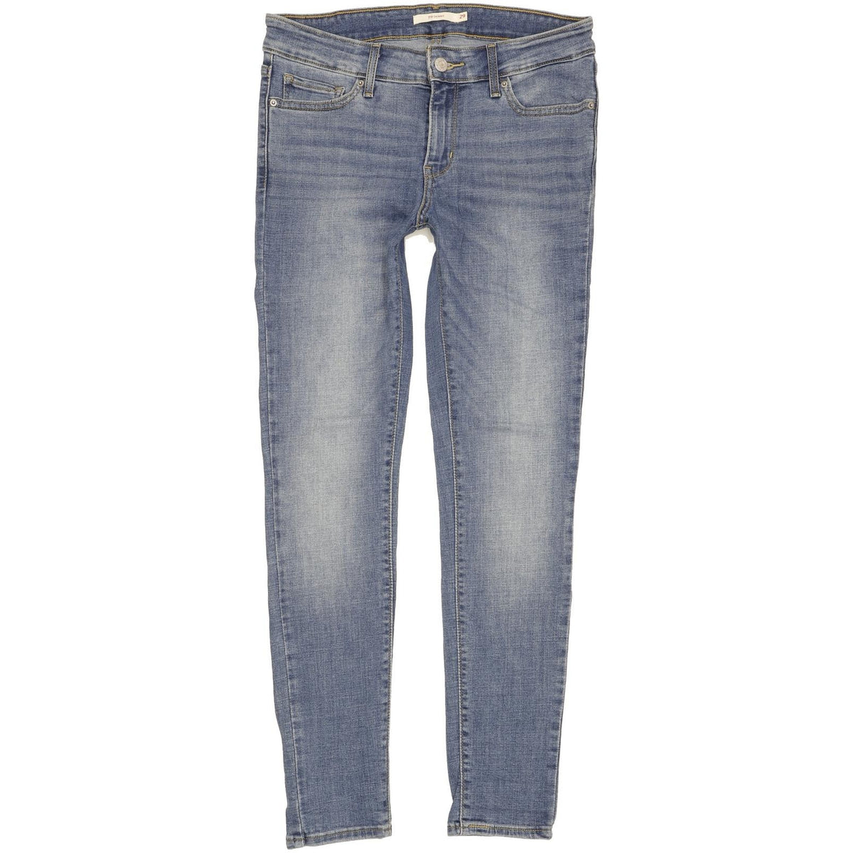 Levi's 711 Women Blue Skinny Slim Stretch Jeans W29 L30