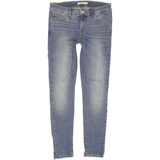 Levi's 711 Women Blue Skinny Slim Stretch Jeans W29 L30