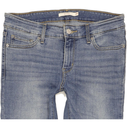 Levi's 711 Women Blue Skinny Slim Stretch Jeans W29 L30