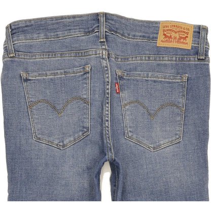 Levi's 711 Women Blue Skinny Slim Stretch Jeans W29 L30