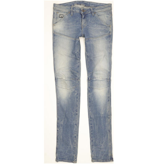 G-Star 5620 Women Blue Tapered Slim Stretch Jeans W26 L32