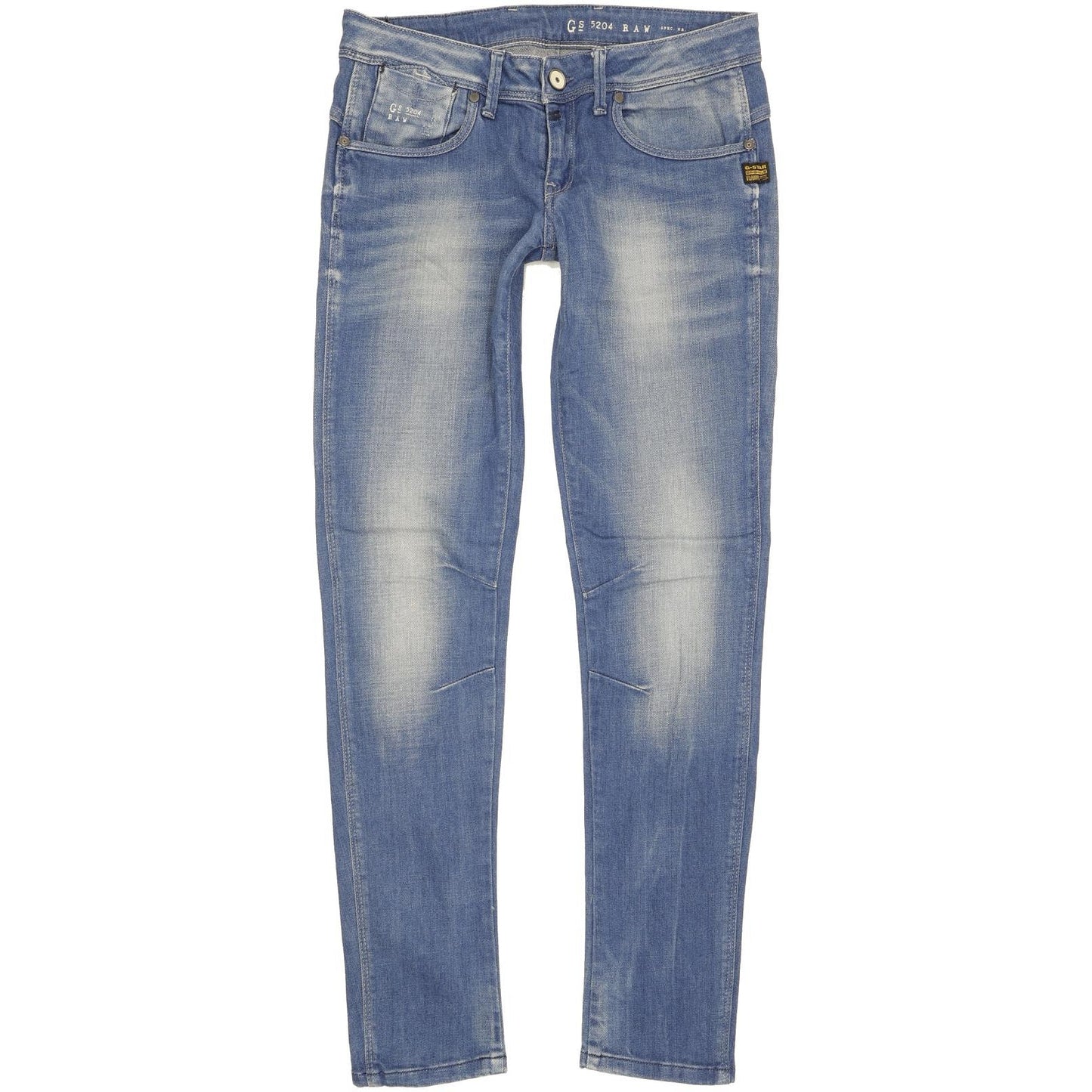 G-Star Refender Women Blue Skinny Slim Stretch Jeans W28 L31