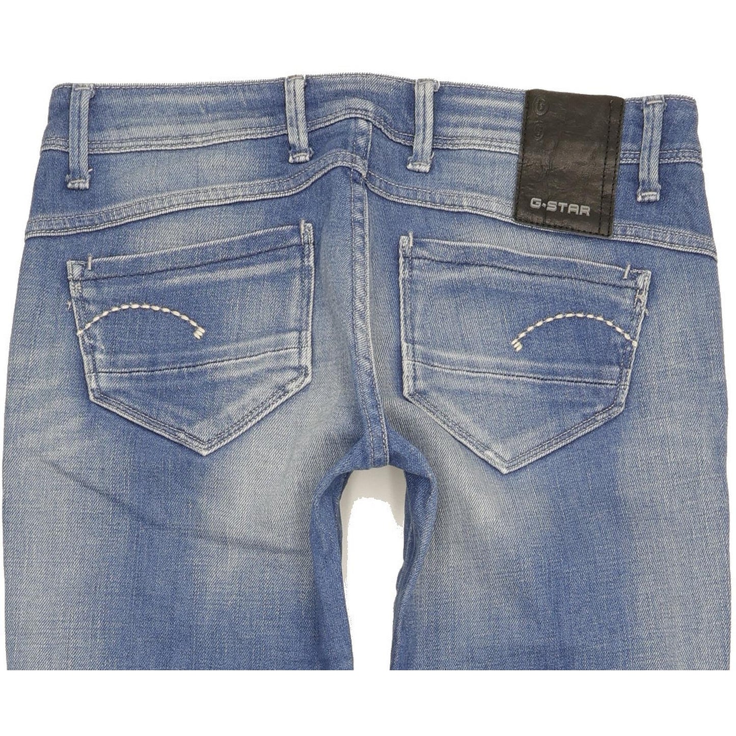 G-Star Refender Women Blue Skinny Slim Stretch Jeans W28 L31