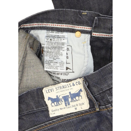 Levi's 519 Men Blue Straight Slim Stretch Jeans W30 L34