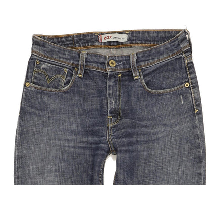 Levi's 627 Women Blue Straight Slim Stretch Jeans W28 L29