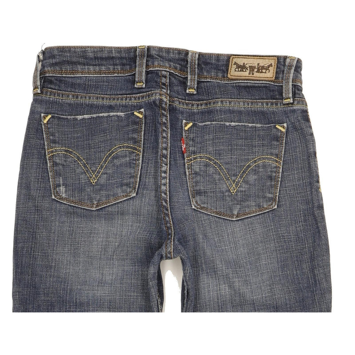 Levi's 627 Women Blue Straight Slim Stretch Jeans W28 L29