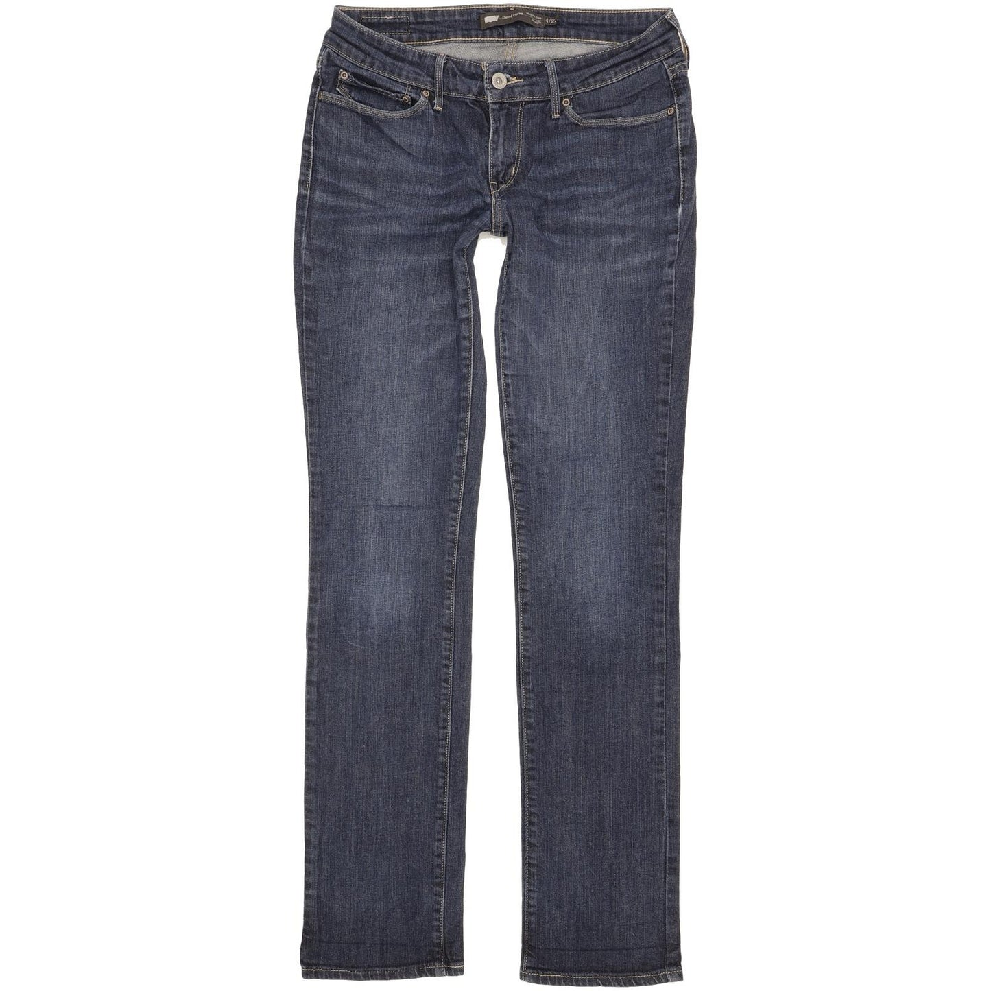 Levi's Demi Curve Women Blue Straight Slim Stretch Jeans W27 L33