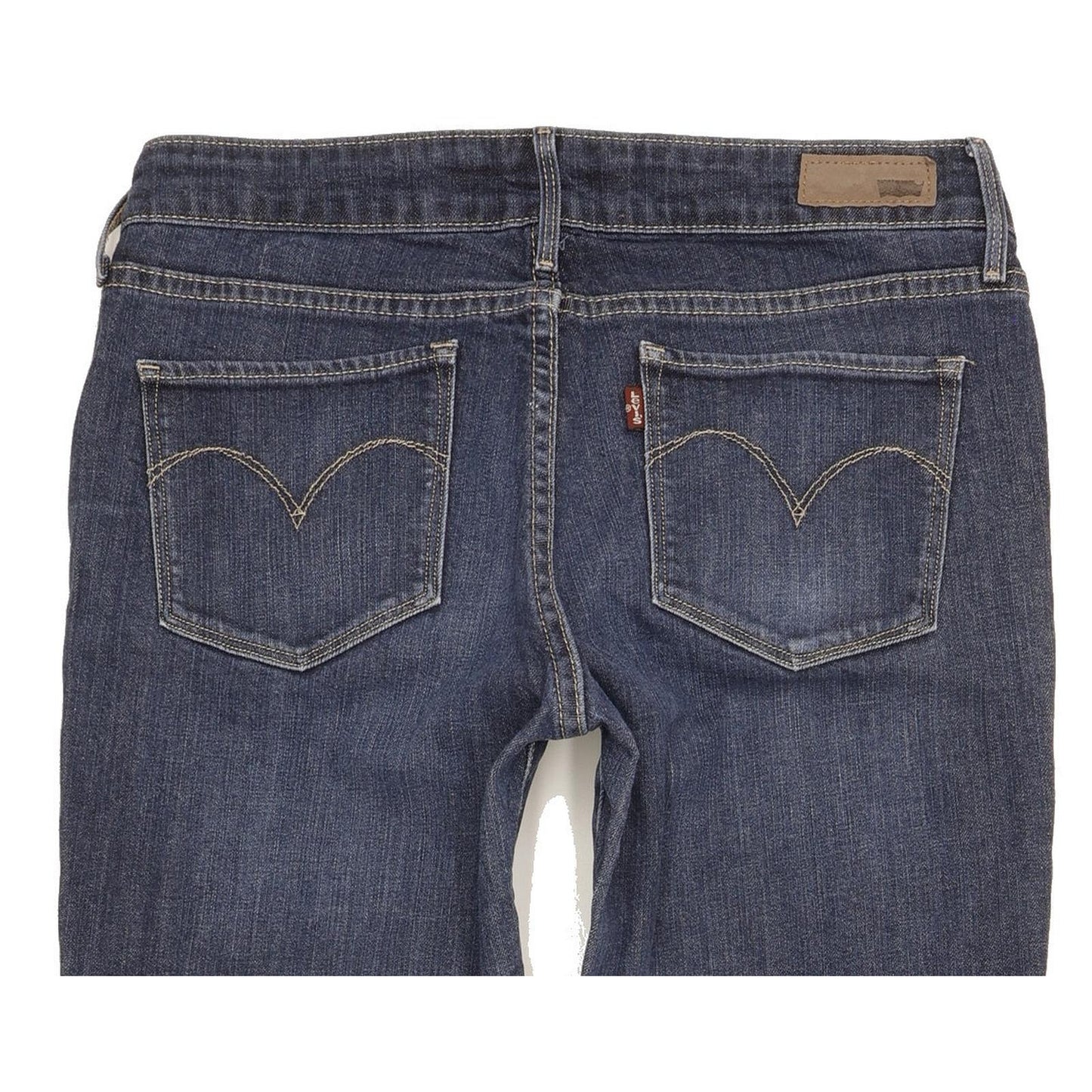 Levi's Demi Curve Women Blue Straight Slim Stretch Jeans W27 L33