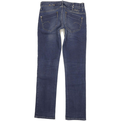 G-Star Midge Women Blue Straight Slim Stretch Jeans W29 L32