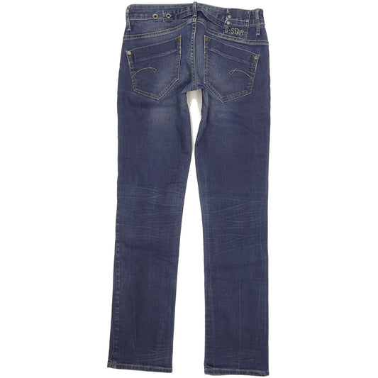 G-Star Midge Women Blue Straight Slim Stretch Jeans W29 L32