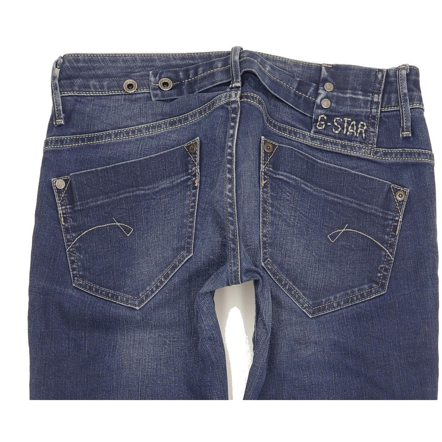 G-Star Midge Women Blue Straight Slim Stretch Jeans W29 L32