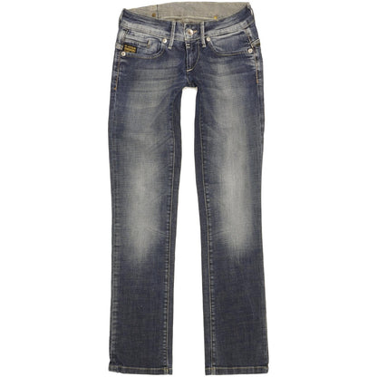 G-Star Midge Lia Women Blue Straight Slim Stretch Jeans W26 L32