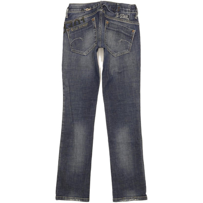 G-Star Midge Lia Women Blue Straight Slim Stretch Jeans W26 L32