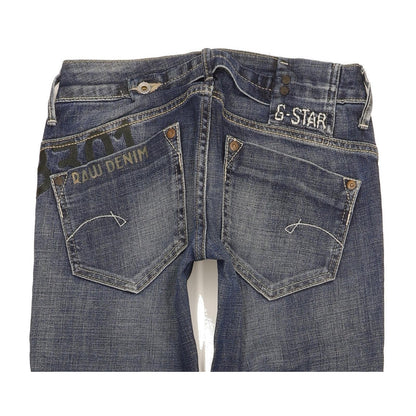 G-Star Midge Lia Women Blue Straight Slim Stretch Jeans W26 L32