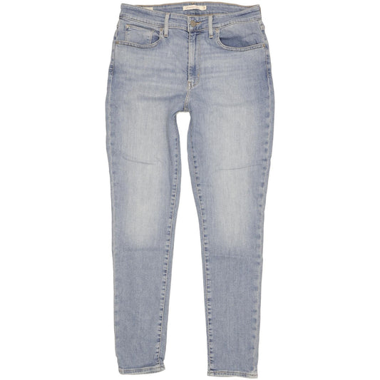 Levi's 721 Blue Skinny Slim Stretch Jeans High Waisted W31 L30
