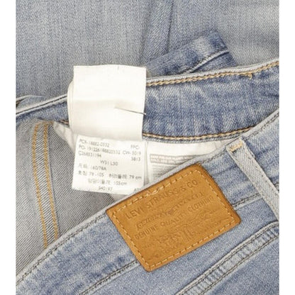 Levi's 721 Blue Skinny Slim Stretch Jeans High Waisted W31 L30